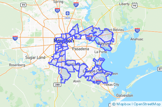 Service Area Map