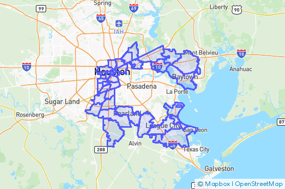 Service Area Map