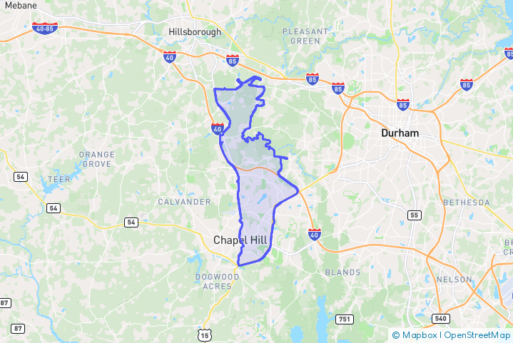 Service Area Map