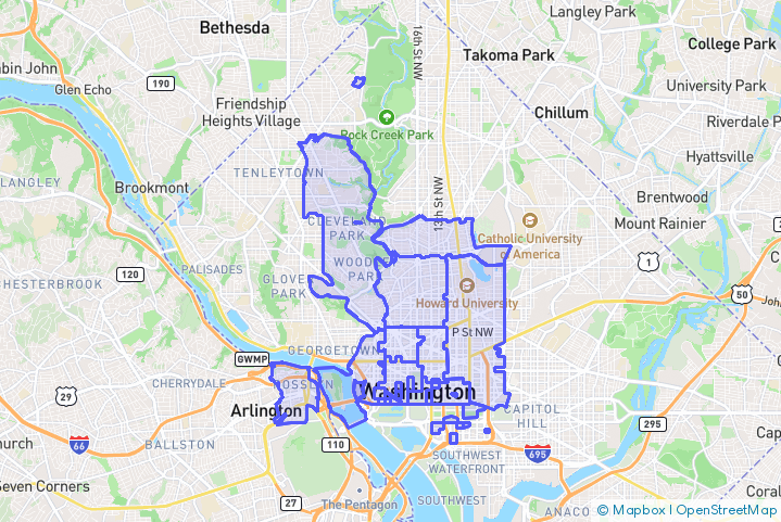 Service Area Map