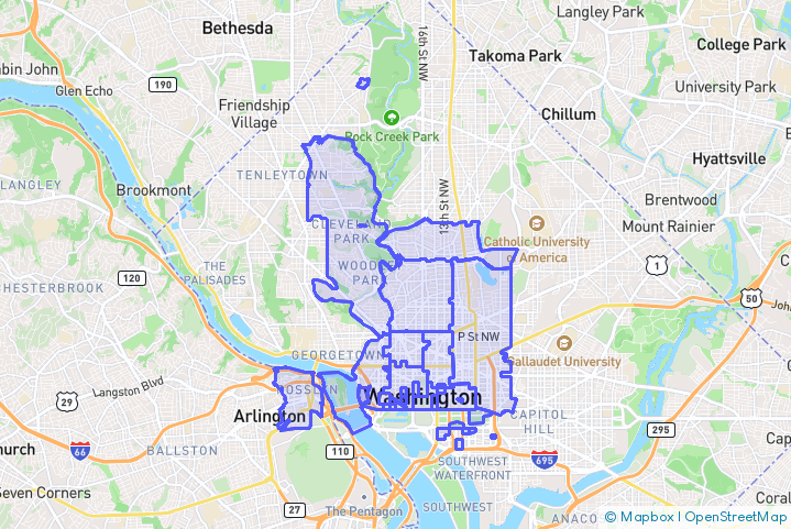 Service Area Map