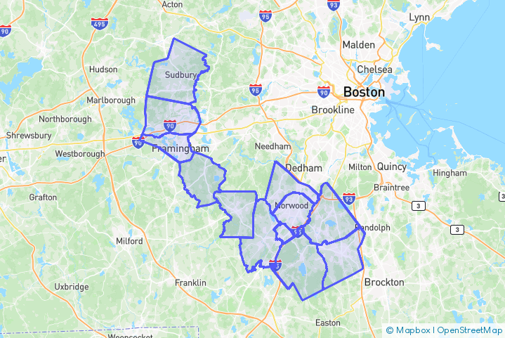 Service Area Map