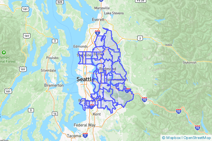 Service Area Map