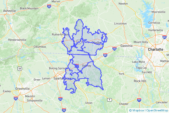 Service Area Map