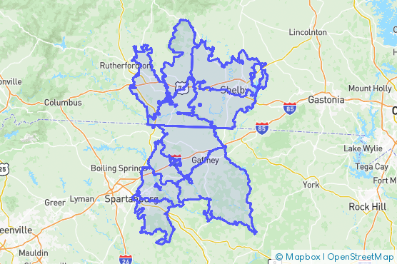 Service Area Map