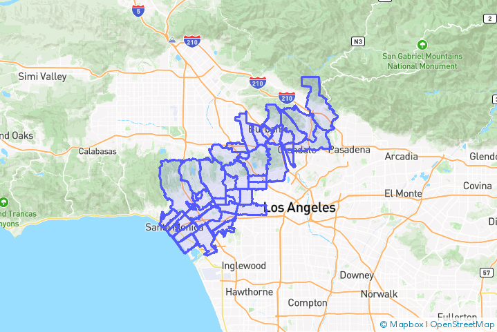 Service Area Map