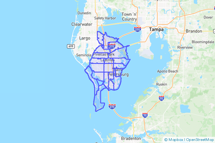 Service Area Map
