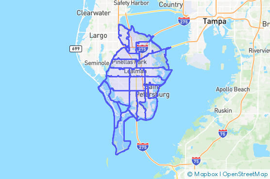 Service Area Map