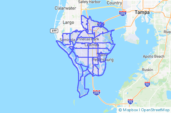 Service Area Map