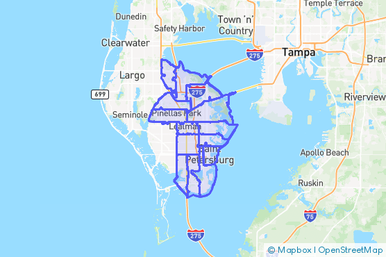 Service Area Map