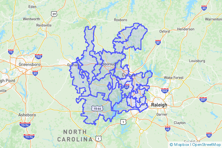 Service Area Map