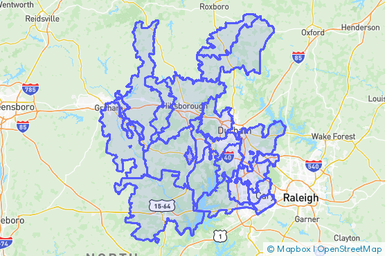 Service Area Map