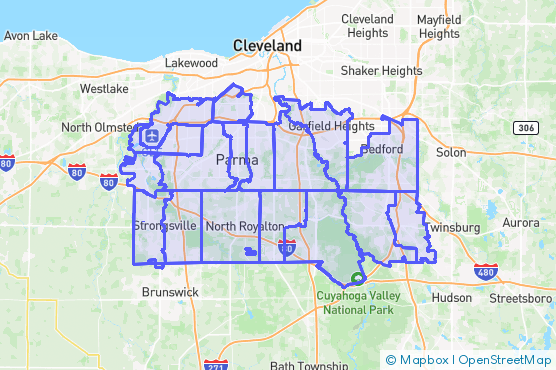 Service Area Map