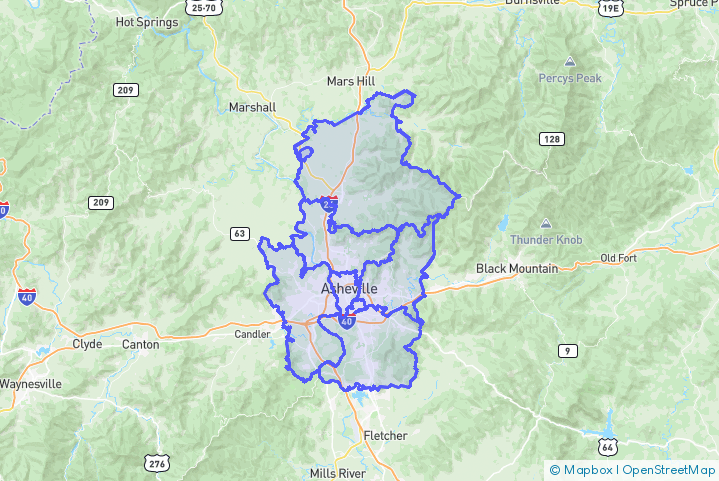 Service Area Map