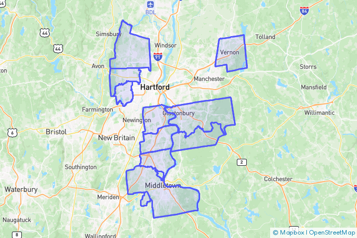 Service Area Map