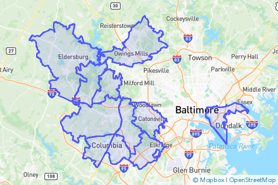 Service Area Map