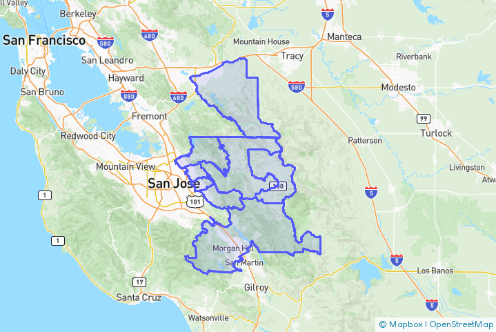 Service Area Map