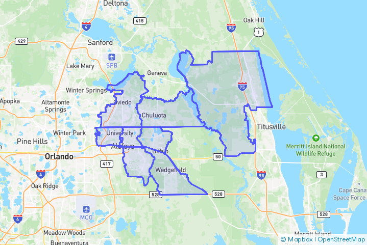 Service Area Map