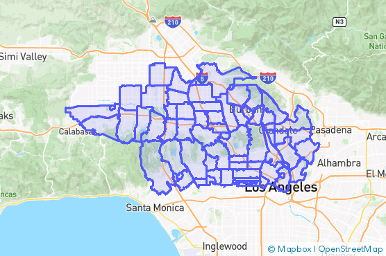 Service Area Map