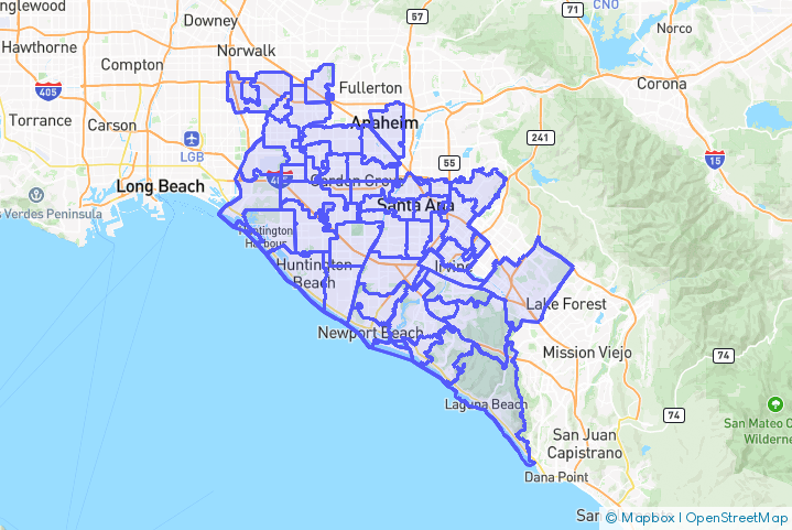 Service Area Map