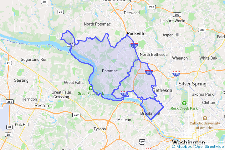 Service Area Map