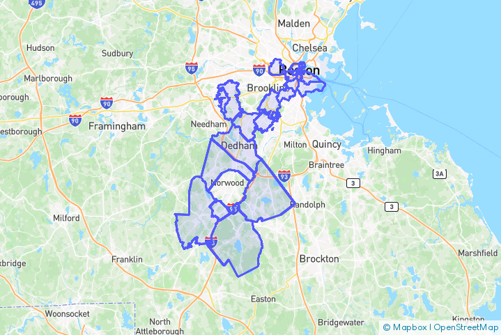 Service Area Map