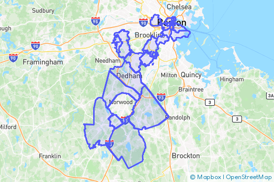 Service Area Map