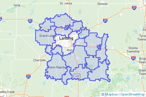 Service Area Map