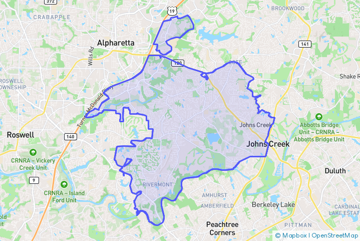 Service Area Map