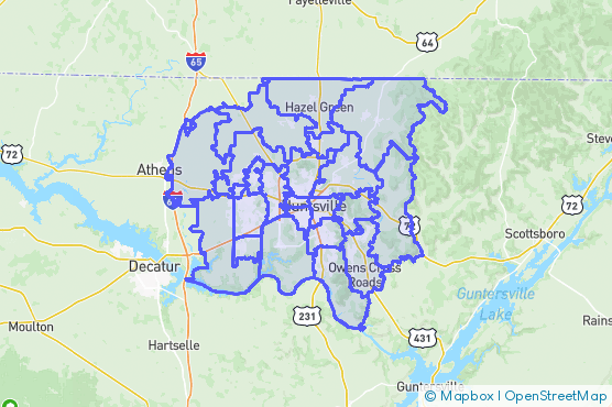 Service Area Map
