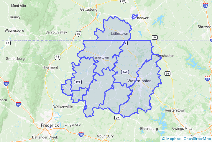 Service Area Map
