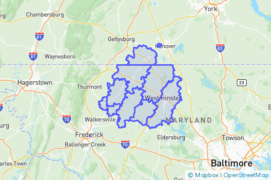Service Area Map