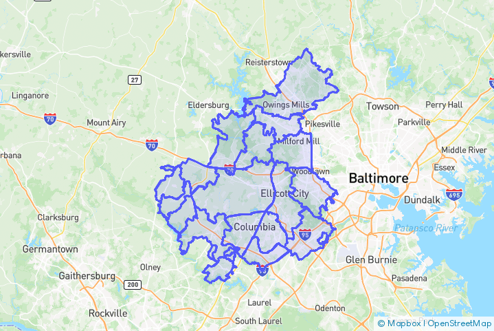 Service Area Map