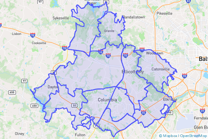 Service Area Map