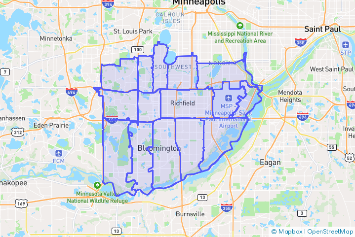Service Area Map