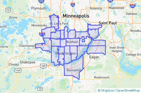 Service Area Map
