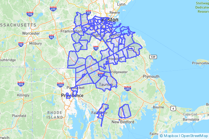 Service Area Map