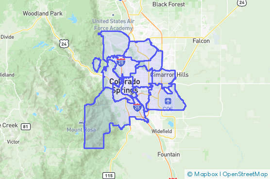 Service Area Map