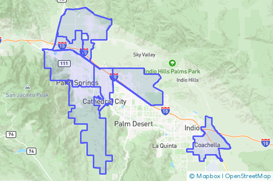 Service Area Map
