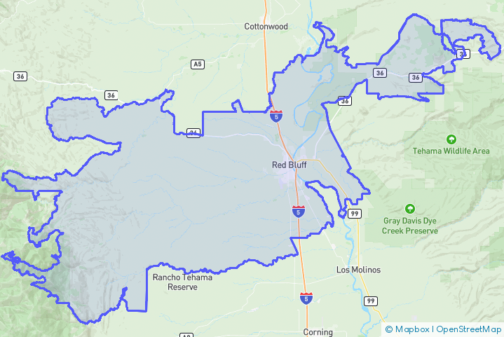 Service Area Map