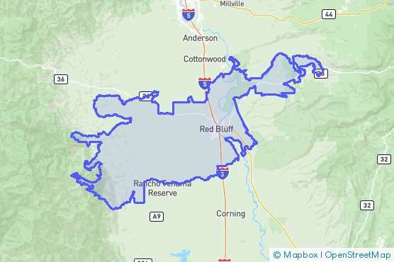 Service Area Map