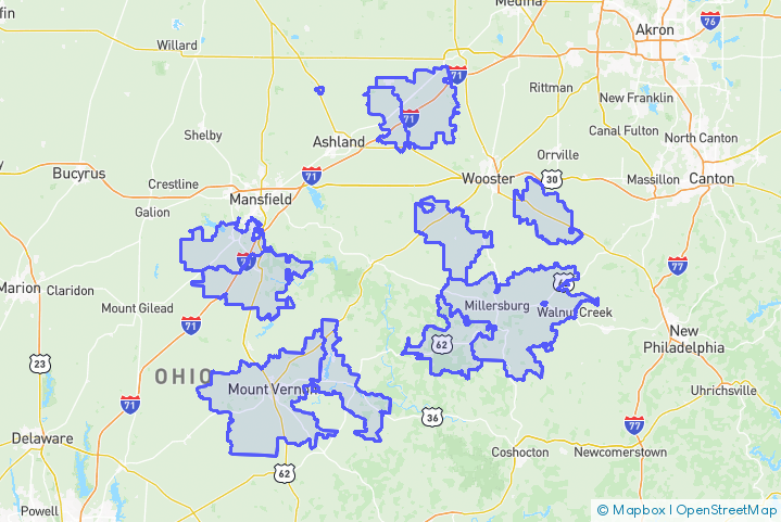 Service Area Map