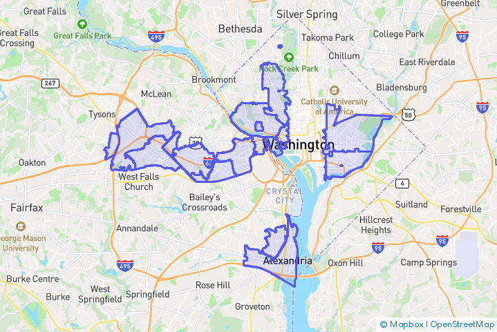 Service Area Map