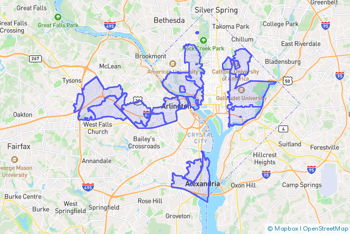 Service Area Map