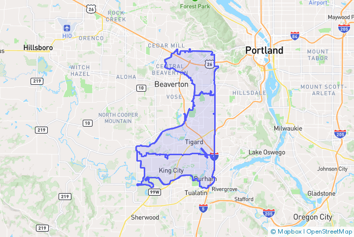 Service Area Map