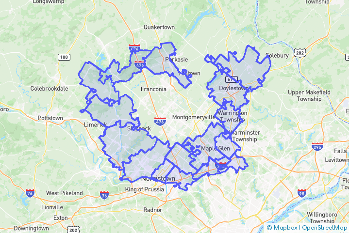 Service Area Map