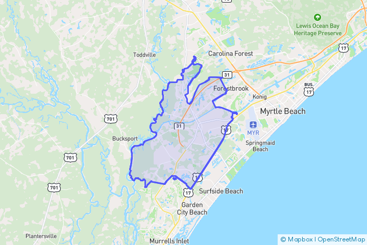 Service Area Map