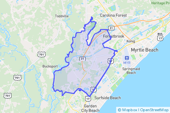 Service Area Map