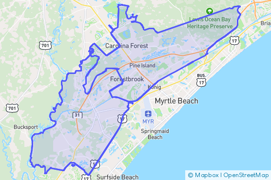 Service Area Map