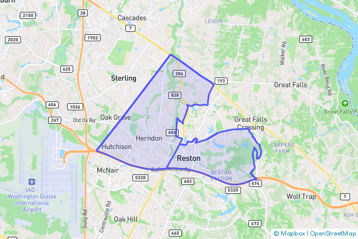 Service Area Map